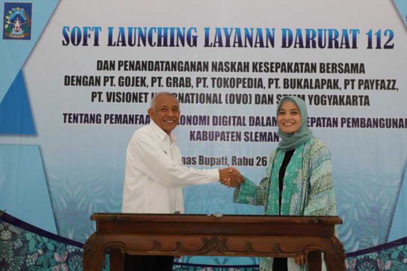 Pemkab Sleman meluncurkan layanan panggilan darurat 112
