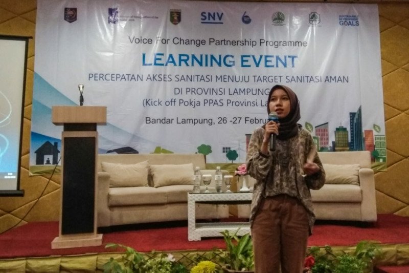 Generasi muda jadi motor penggerak sanitasi lingkungan