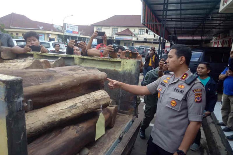 Polres Majalengka bekuk seorang pelaku penebangan liar