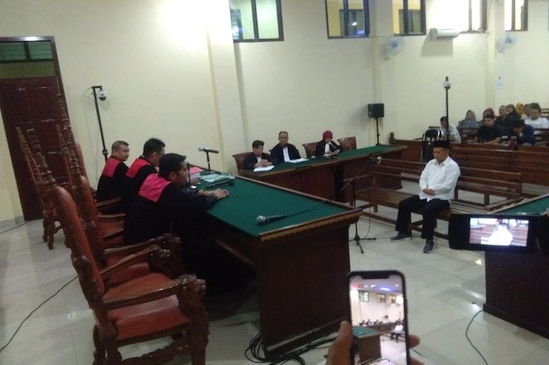 Terdakwa suap fee proyek Lampung Utara dijatuhi hukuman penjara 2,6 tahun