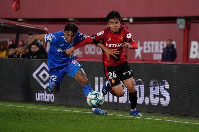 Getafe kembali masuk empat besar klasemen Liga Spanyol usai menang di Mallorca