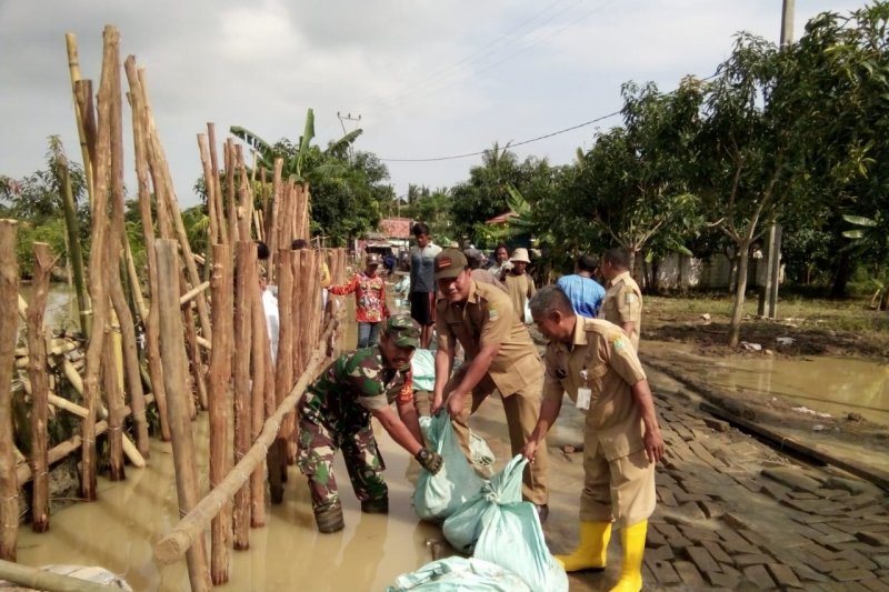 Pemkab Bekasi minta pusat perbaiki tanggul permanen di Muaragembong