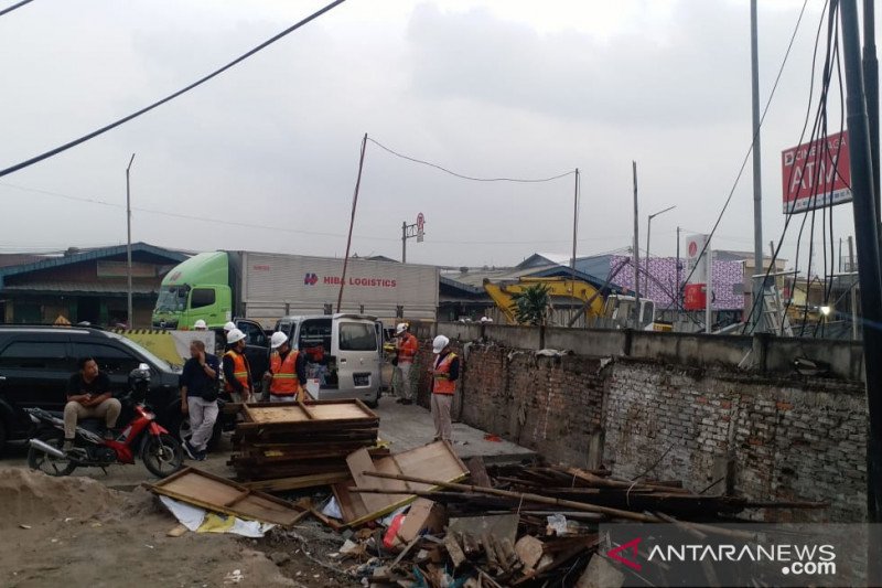 Jalan Raya Bekasi di Cakung sudah dibuka setelah tutup akibat kebocoran gas