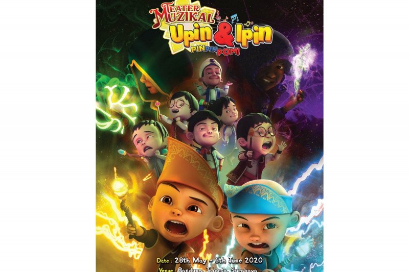 Tokoh animasi Upin & Ipin hadir dalam format baru teater musikal