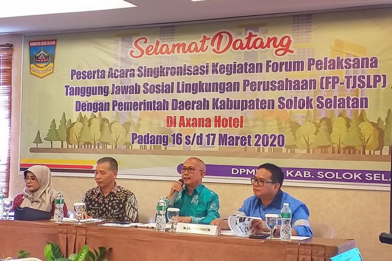 Pemkab Solok Selatan minta perusahaan berkomitmen laksanakan TJSLP