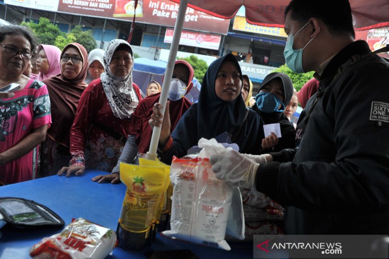 Operasi pasar Bahan pokok di Palembang
