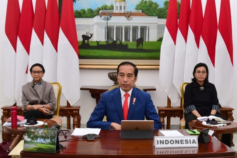 Presiden ikuti KTT LB G20 dari Istana Bogor Kamis malam