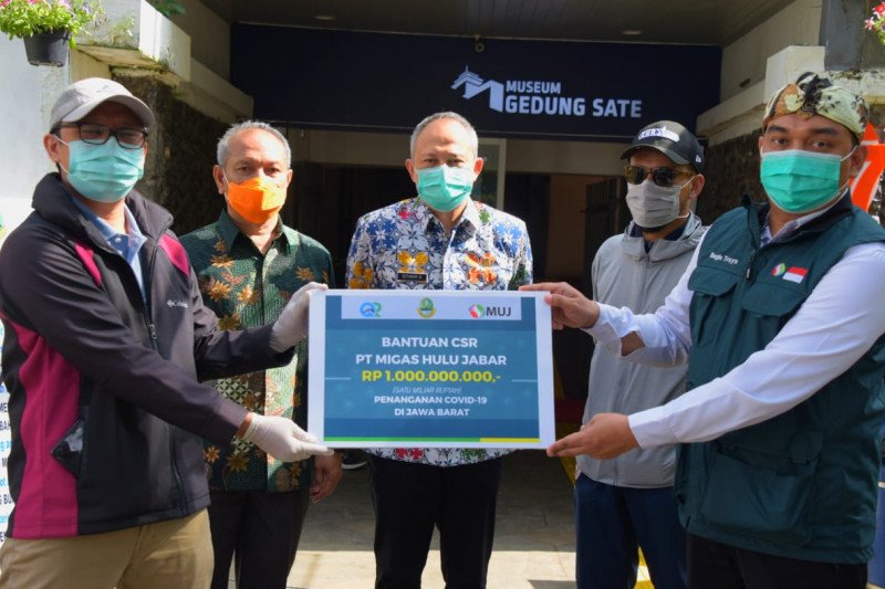 Donasi cegah COVID-19,  Migas Hulu Jabar salurkan CSR Rp1 miliar