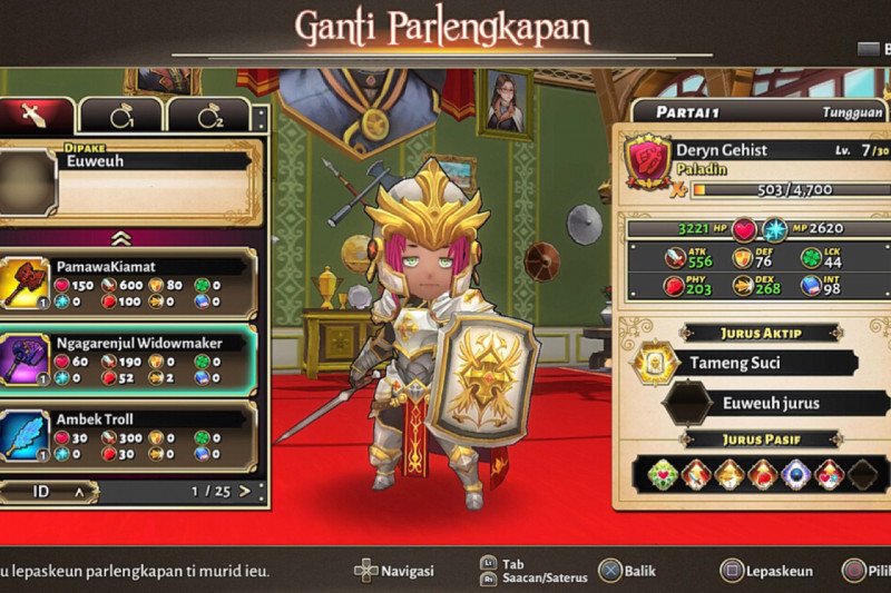 Game Valthirian Arc Bahasa Sunda Ingin Menginspirasi Pengembang Lokal Antara News