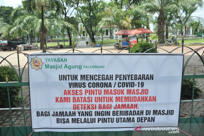 Shalat Jumat ditiadakan di Masjid Agung Palembang