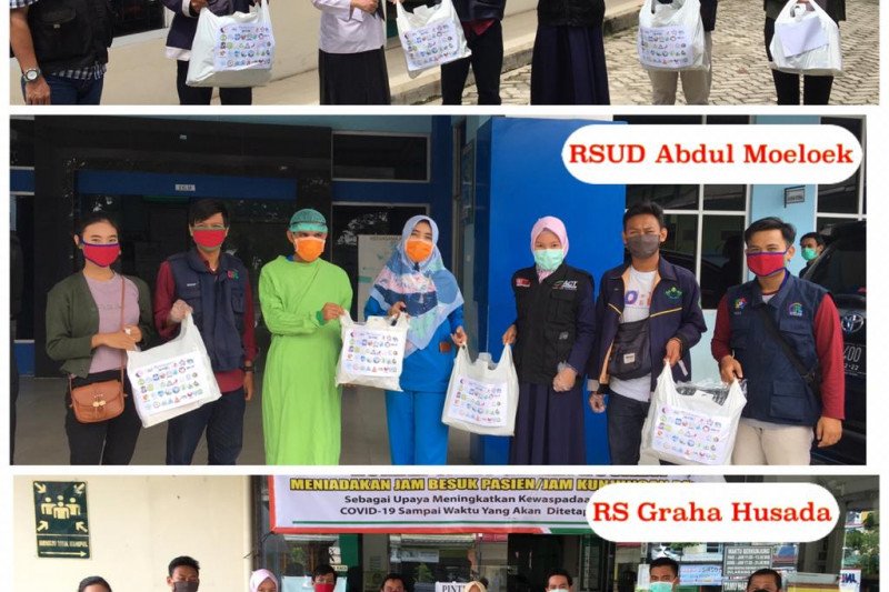 ACT serahkan bantuan APD ke tiga rumah sakit di Lampung