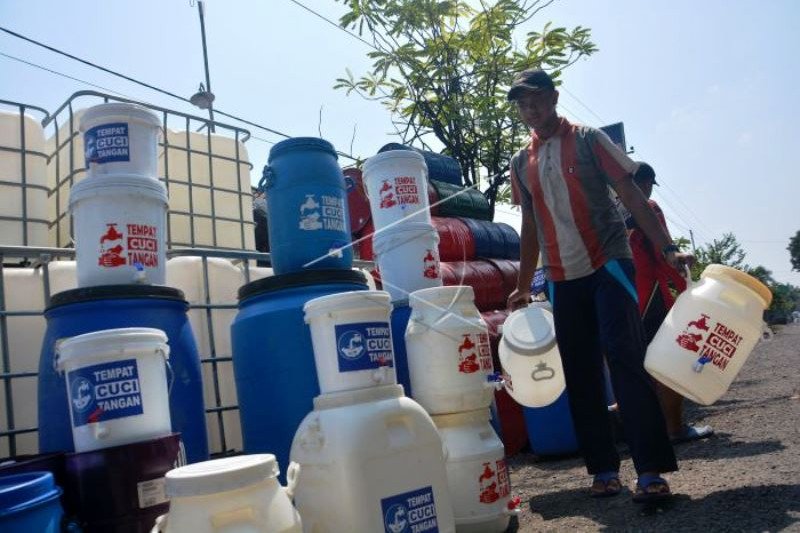 Penjual Tong Cuci Tangan