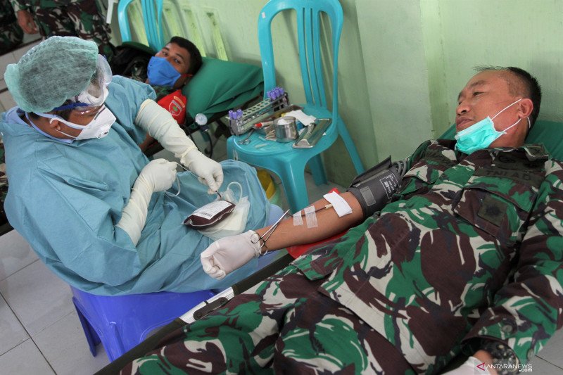 DONOR DARAH TNI AD KENDARI