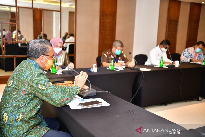 Gubernur dan Forkopimda Sulsel bahas pemberlakuan PSBB