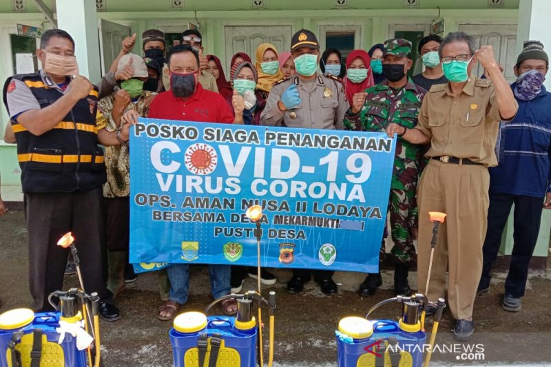 Polres Cianjur bersama gugus tugas bentuk posko di setiap desa