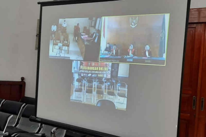 PN Majalengka gelar sidang pidana lewat video conference