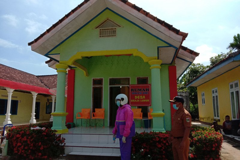 Rumah isolasi ODP di Desa Braja Asri Lampung Timur
