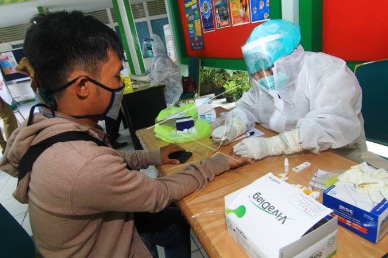 Jurnalis Pontianak Jalani Rapid Test