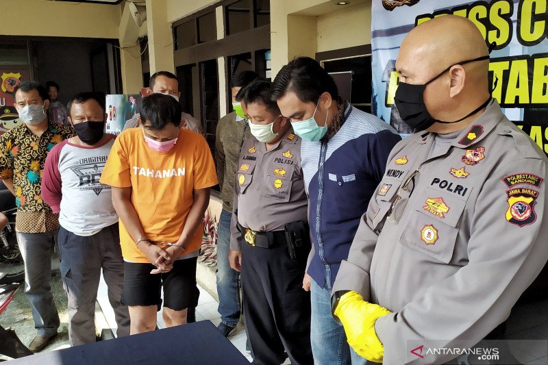 Polrestabes Bandung lumpuhkan residivis dengan timah panas