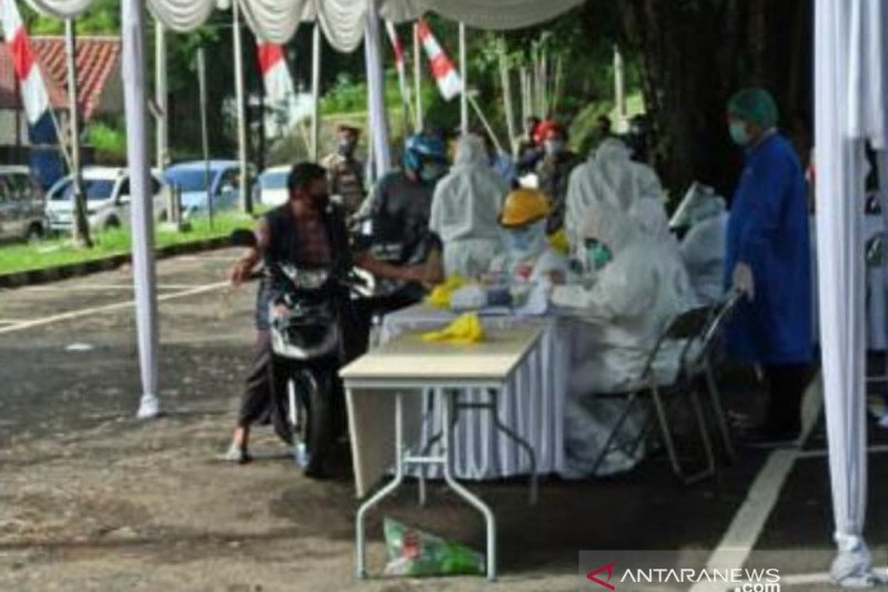 Hasil tes cepat di Kota Bogor, tiga positif dan 169 negatif