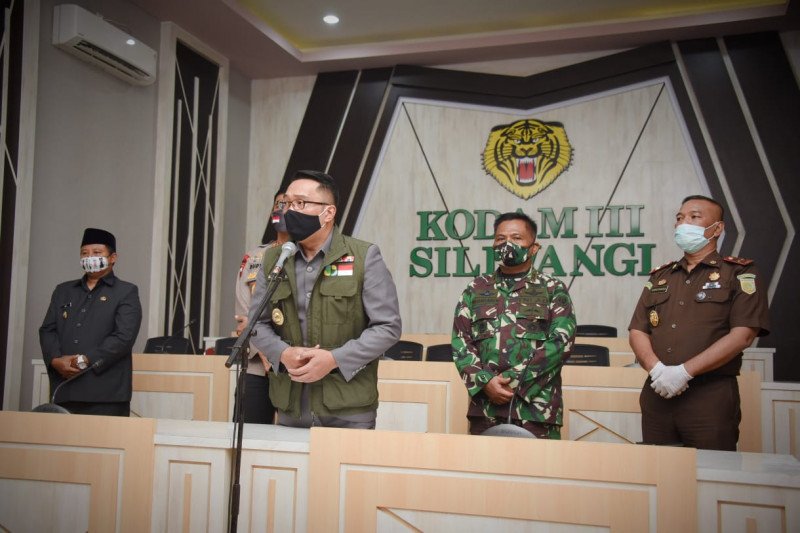 Gubernur Jabar pastikan persiapan PSBB Bandung Raya sudah 100 persen
