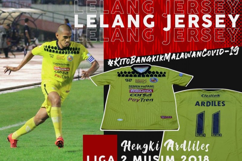 Semen Padang lelang jersey bantu tim medis COVID-19