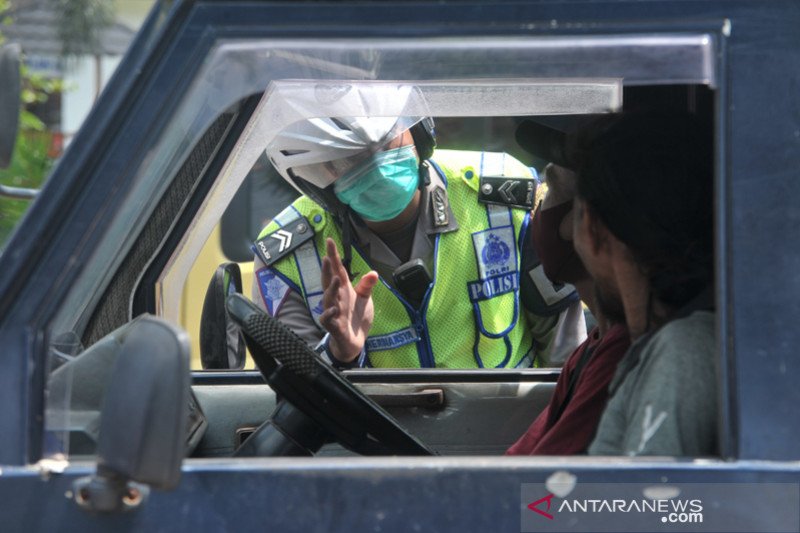 Gugus tugas penanganan COVID-19 Palembang dirikan Check Poin di lima titik