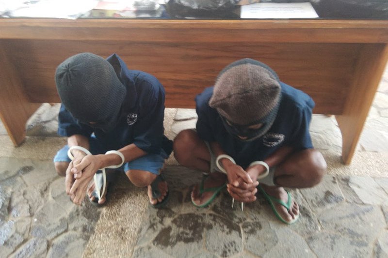 Ditpolair Polda Lampung tangkap dua tersangka pengedar bahan peledak bom ikan