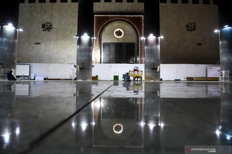 Masjid Istiqlal belum gelar Shalat Jumat jelang normal baru