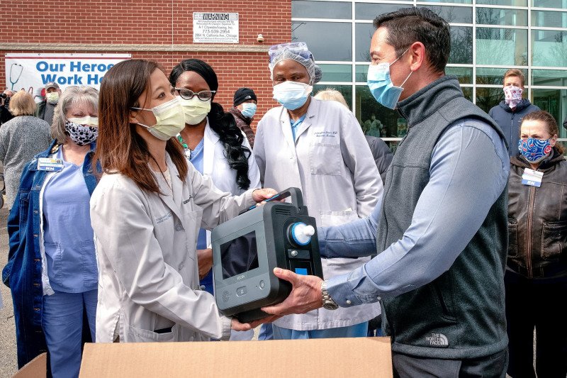 Ventilator buatan GM mulai didistribusikan ke beberapa rumah sakit