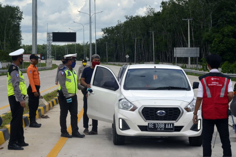 PEYEKATAN PINTU MASUK PERBATASAN LAMPUNG-PALEMBANG