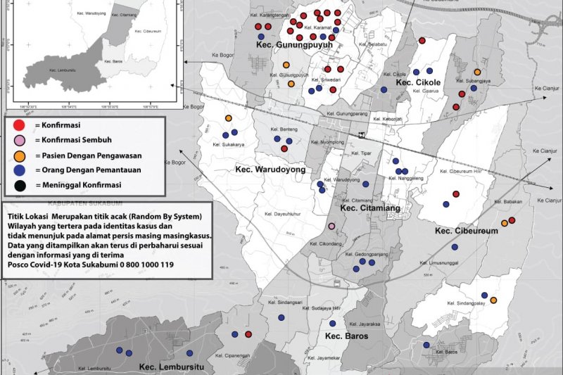 Orang tanpa gejala dominasi pasien positif COVID-19 di Kota Sukabumi