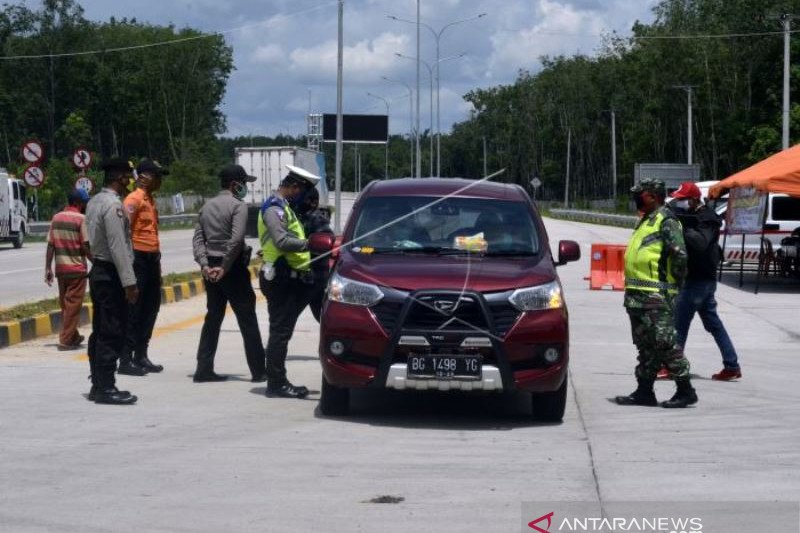 PEYEKATAN PINTU MASUK PERBATASAN LAMPUNG-PALEMBANG