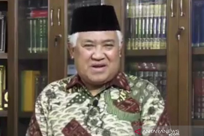 Din Syamsudin mengajak masyarakat saling membantu amalkan ajaran Quran