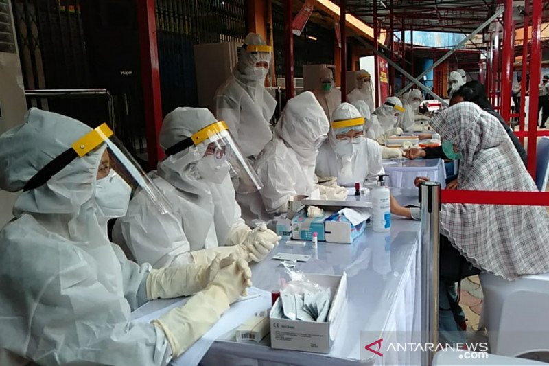 BIN laksanakan rapid test massal di Pasar Kota Bogor