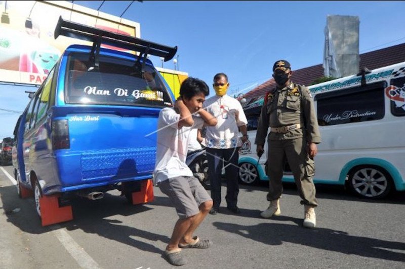 HUKUMAN TIDAK MENGGUNAKAN MASKER