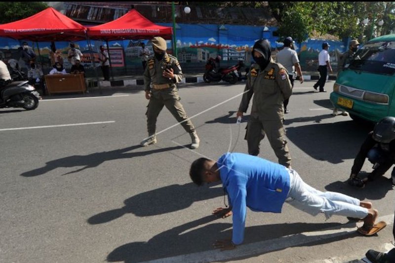 HUKUMAN TIDAK MENGGUNAKAN MASKER