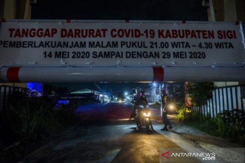 Pemberlakuan  jam malam di Sigi