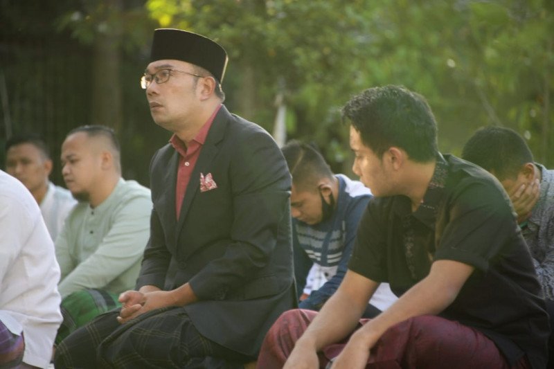 Gubernur Jabar Shalat Id di rumah dinas, tidak gelar griya