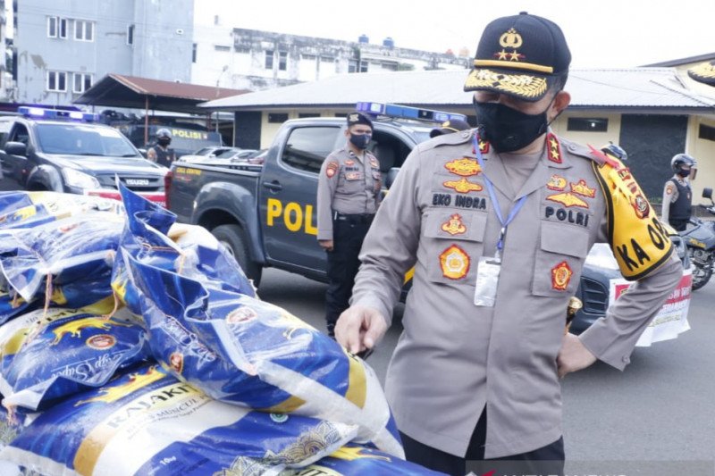 Polda Sumsel alokasikan dana Rp2,1 miliar bantu warga terdampak COVID-19