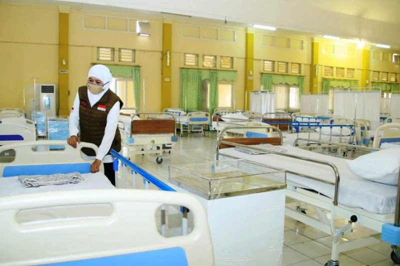 Rumah Sakit Lapangan Surabaya rawat 14 pasien COVID-19 kategori ringan -  ANTARA News Jawa Timur