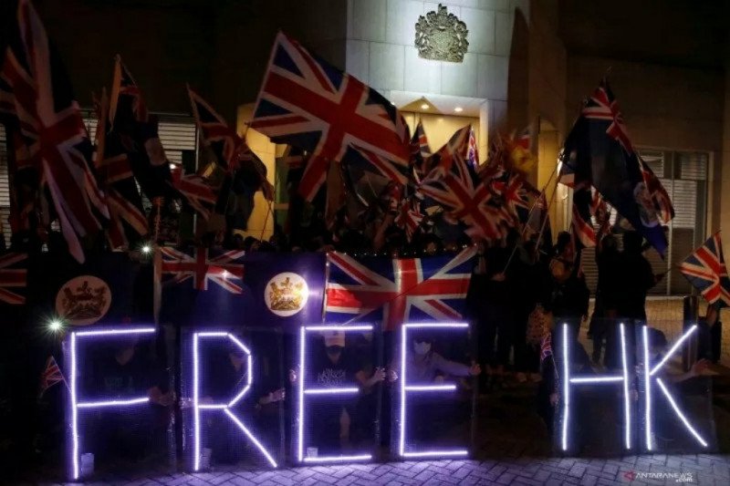Situasi memanas Hongkong, Inggris berencana tawarkan kewarganegaraan