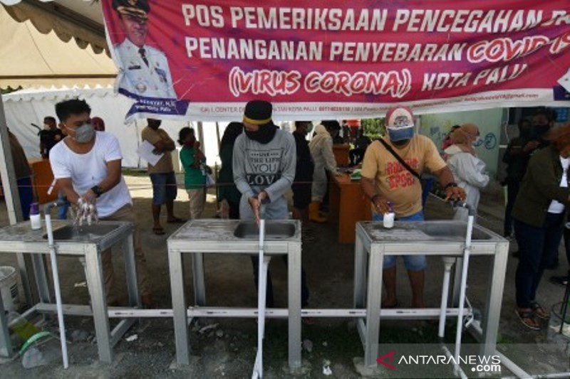 Palu tekan angka COVID-19