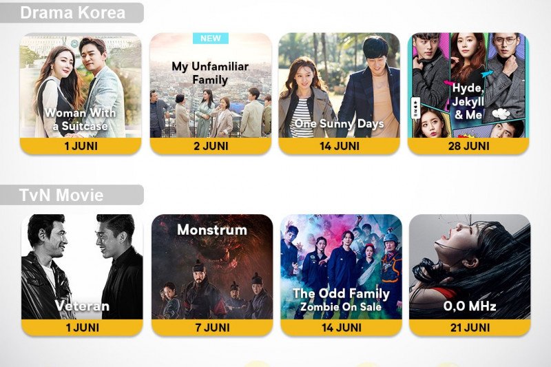 Sembilan rekomendasi drama dan fim Korea Selatan di Viu pada Juni