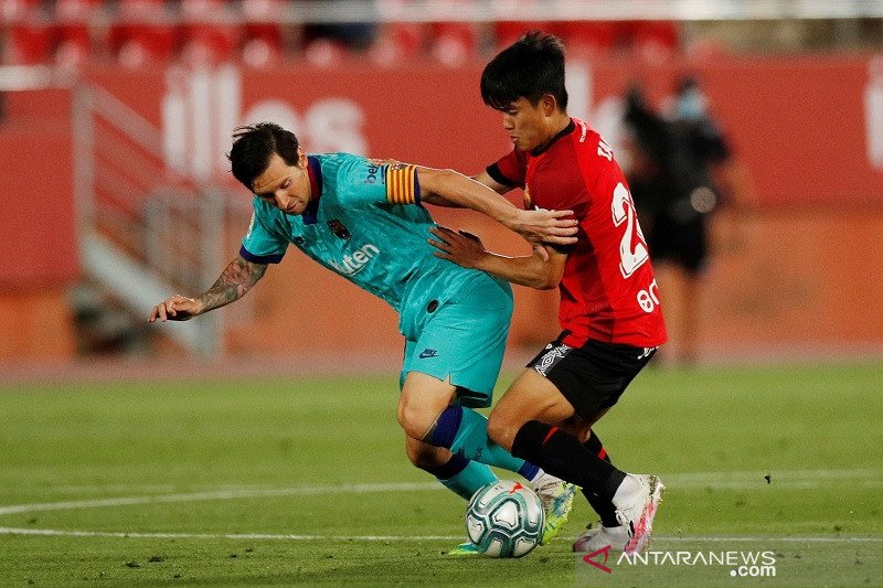 Messi satu gol dua assist saat Barcelona hantam Real Mallorca 4-0