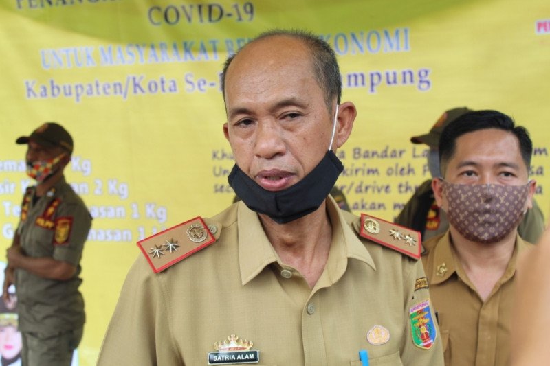 Semua swalayan yang beroperasi telah menerapkan protokol kesehatan