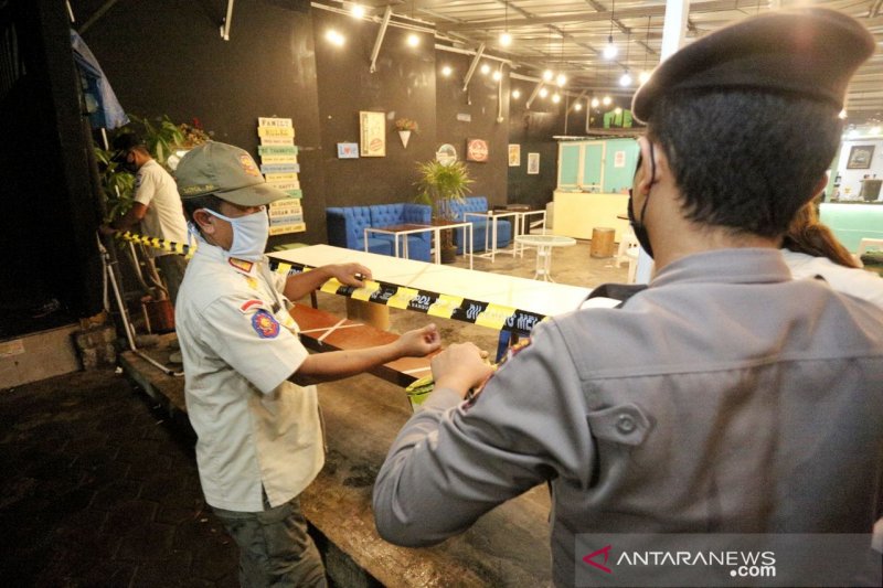 Satpol PP Kota Bandung telah tindaklanjuti enam pelanggar PSBB