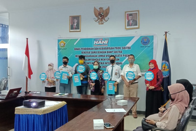 Hadapi normal baru, BNNP Sultra gelar lomba video penyebaran informasi dan edukasi P4GN