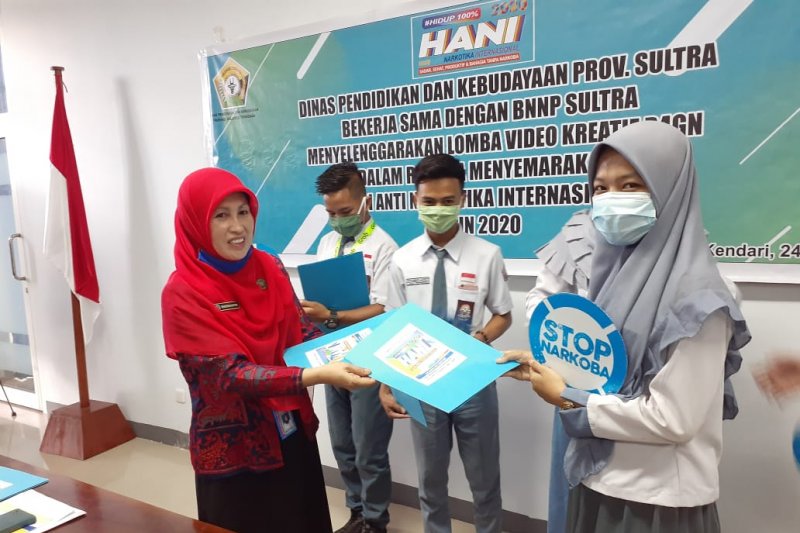 Hadapi normal baru, BNNP Sultra gelar lomba video penyebaran informasi dan edukasi P4GN