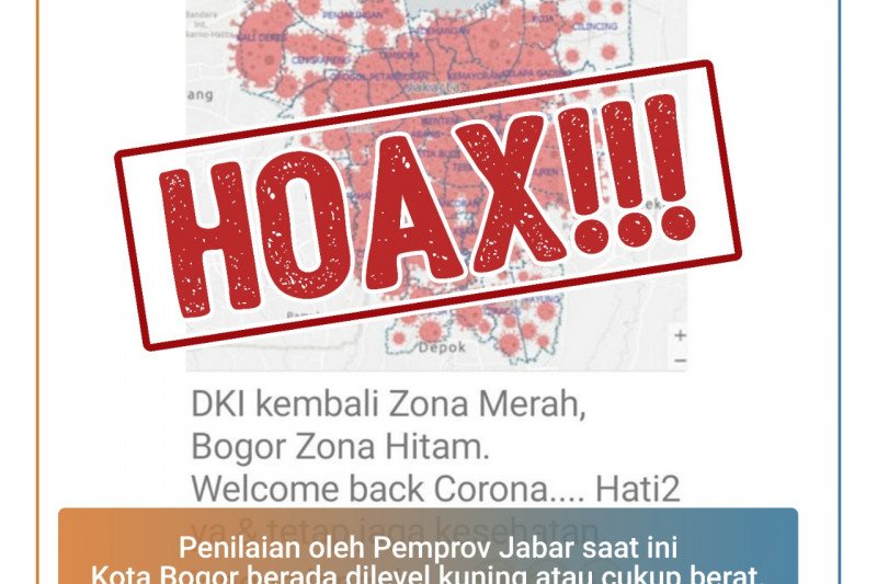 Kadinkes Kota Bogor sebut Broadcast Kota Bogor zona hitam, hoaks